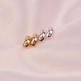 Twin Flame Hoop Studs