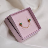 Green Onyx Stacking Studs