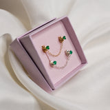 Green Onyx Stacking Studs