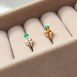 Green Onyx Stud